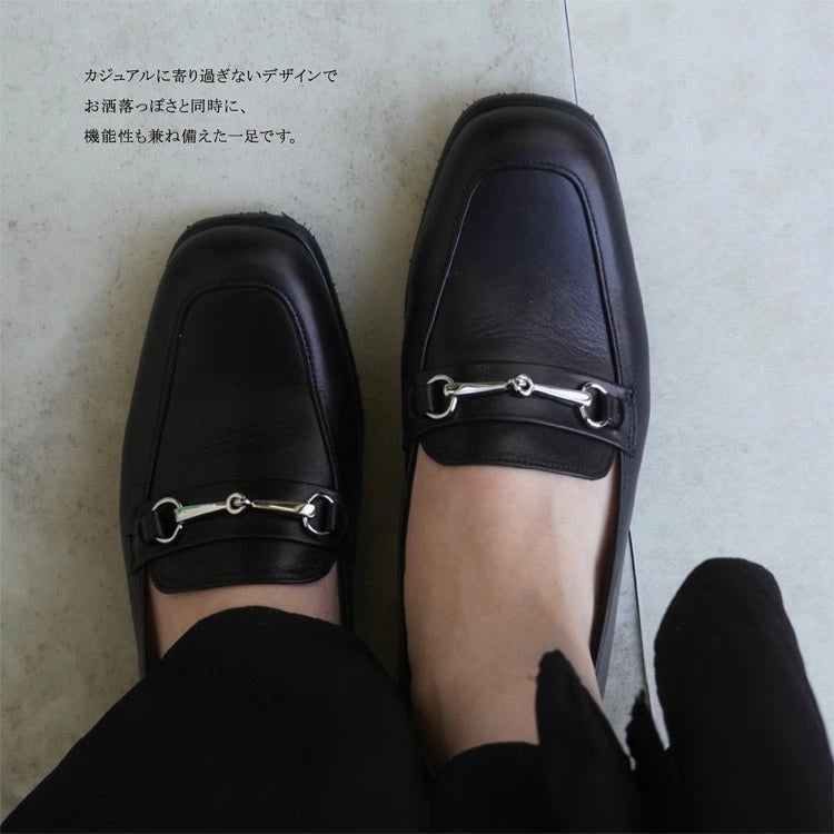 z556 ビットローファー/ブラック