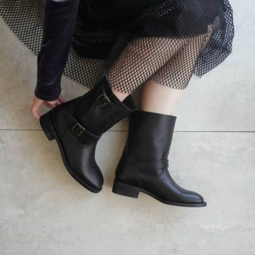 z2505 エンジニアブーツ／ブラック